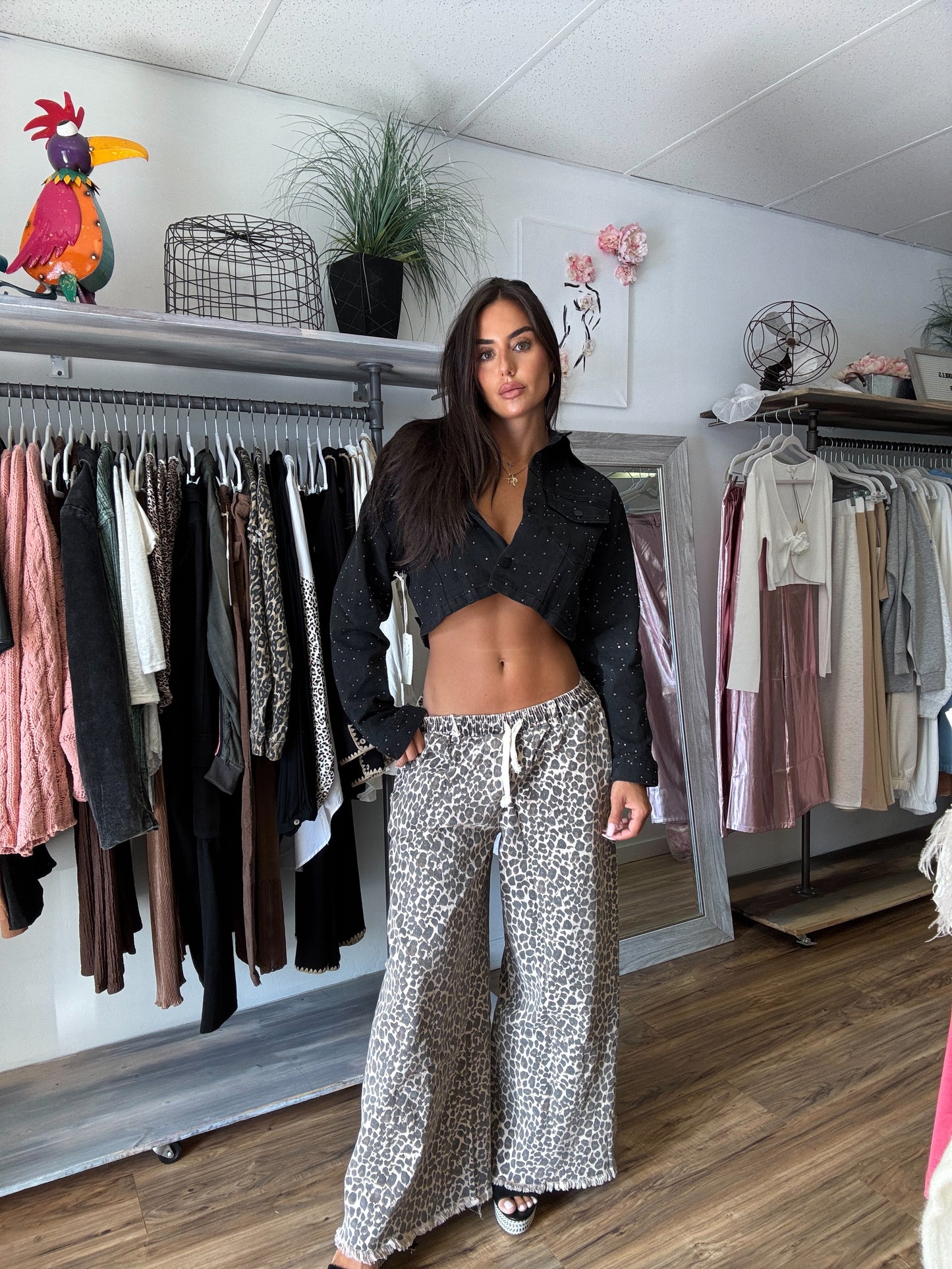 Jeweled Denim Jacket