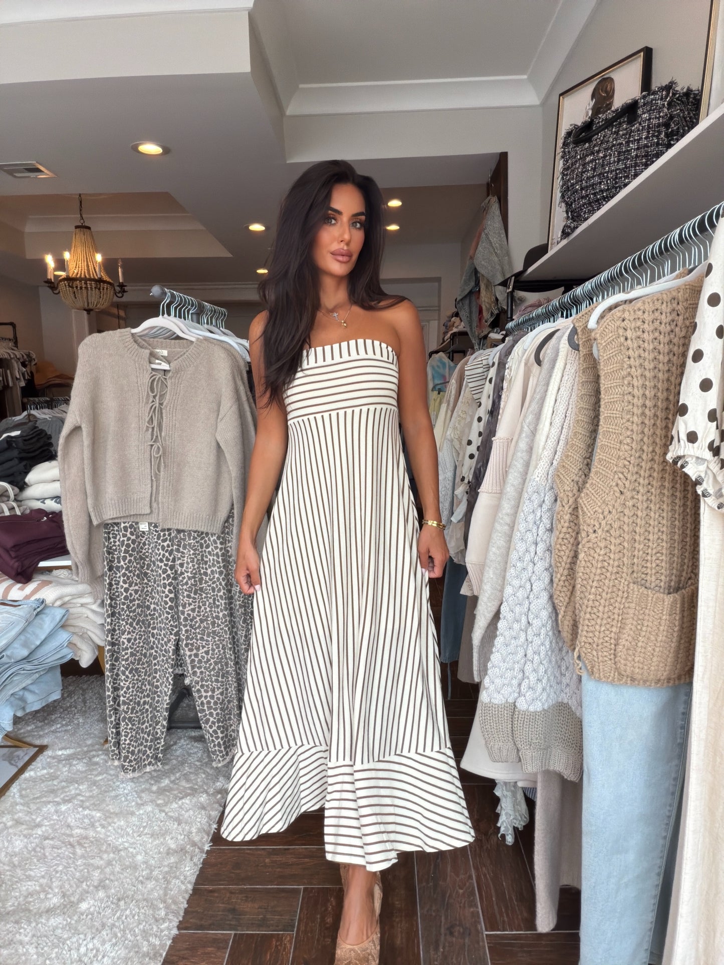 Sienna Strapless Maxi Dress