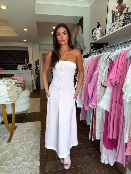 Pink Passion Midi Dress